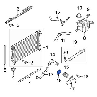 Lincoln OE - Engine Coolant Thermostat O-Ring