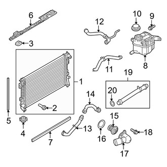 Lincoln OE - Cooling - Radiator & Components (EcoBoost)