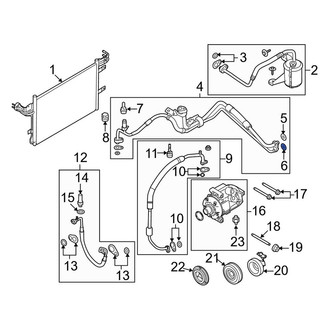 Lincoln OE - A/C Refrigerant Line O-Ring