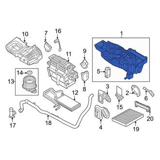 Lincoln OE - HVAC Unit Case Assembly