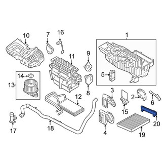 Lincoln OE - Cabin Air Filter Cover