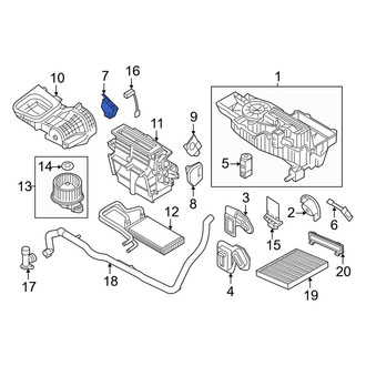 Lincoln OE - HVAC Air Inlet Door Actuator