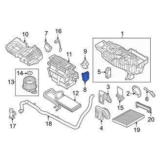 Lincoln OE - HVAC Air Inlet Door Actuator