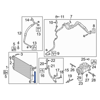 Lincoln OE - A/C Receiver Drier