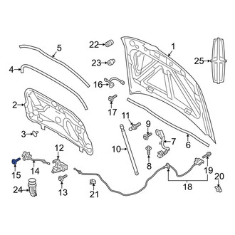 Lincoln OE - Hood Latch Bolt