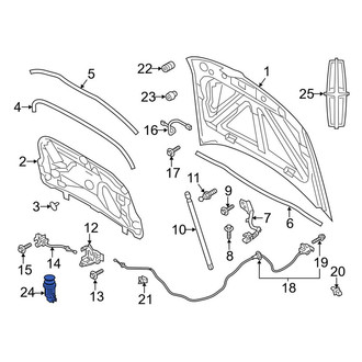 Lincoln OE - Front Under Hood Light Switch