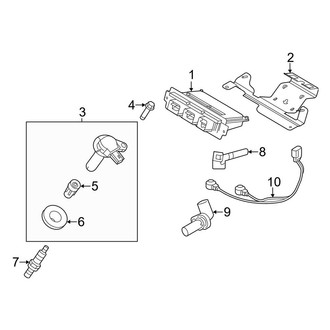 Lincoln OE - Electrical - Ignition System (3.7L)