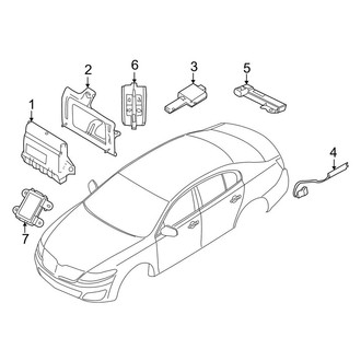 Lincoln OE - Electrical - Keyless Entry Components