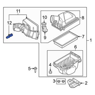 Lincoln OE - Engine Air Intake Hose Adapter