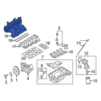 Lincoln OE - Upper Engine Intake Manifold