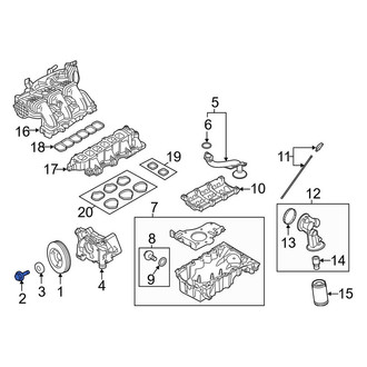 Lincoln OE - Engine Crankshaft Pulley Bolt