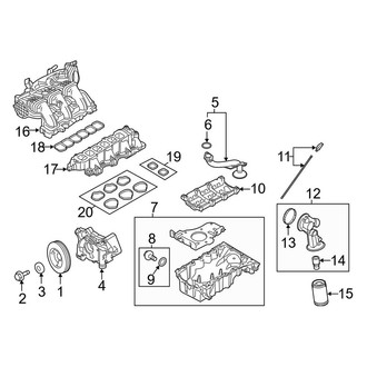 Lincoln OE - Engine / Transaxle - Engine Parts (3.7L)