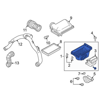 Lincoln OE - Lower Air Filter Housing