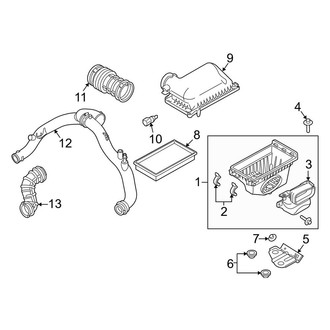 Lincoln OE - Engine / Transaxle - Air Intake (3.5L)