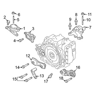 Lincoln OE - Engine / Transaxle - Engine & Transmission Mounting (3.5L)