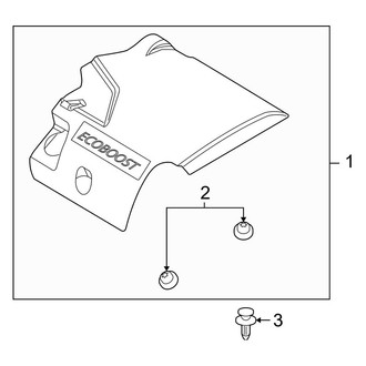 Lincoln OE - Engine / Transaxle - Engine Appearance Cover (3.5L)