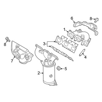 Lincoln OE - Exhaust System - Manifold (3.7L)
