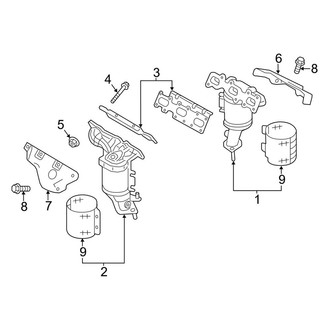 Lincoln OE - Exhaust System - Manifold (3.7L)
