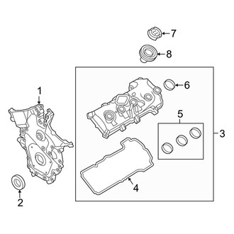 Lincoln OE - Engine / Transaxle - Valve & Timing Covers