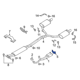 Lincoln OE - Exhaust Muffler Gasket