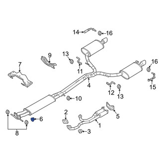 Lincoln OE - Exhaust Flange Nut