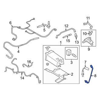 Lincoln OE - Rear Right Oxygen Sensor