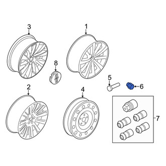 Lincoln OE - Wheel Lug Nut