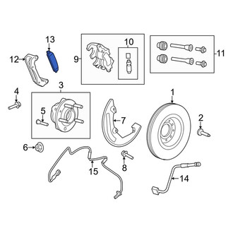 Lincoln OE - Front Disc Brake Pad Set