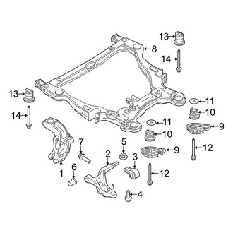 Lincoln OE - Front Suspension - Suspension Components