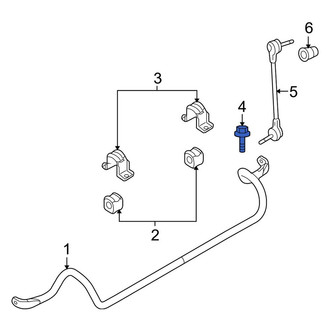 Lincoln OE - Front Suspension Stabilizer Bar Bracket Bolt