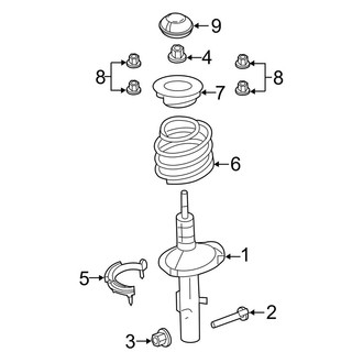 Lincoln OE - Front Suspension - Struts & Components