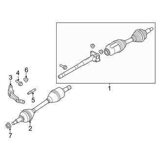 Lincoln OE - Front Suspension - Drive Axles (3.7L)