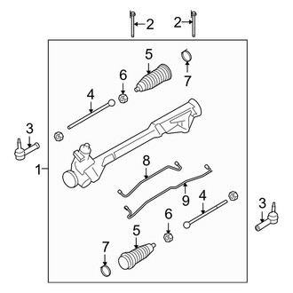 Lincoln OE - Steering Gear & Linkage (3.7L)