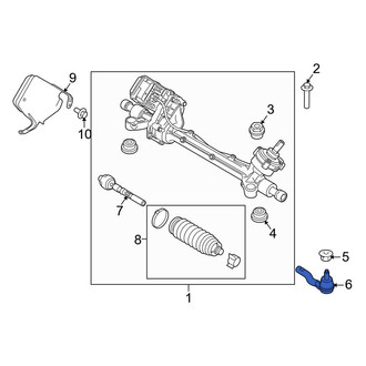 Lincoln OE - Inner Steering Tie Rod End