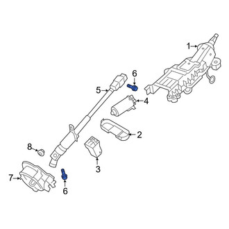 Lincoln OE - Center Steering Shaft Bolt