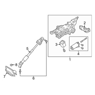 Lincoln OE - Steering Column Components