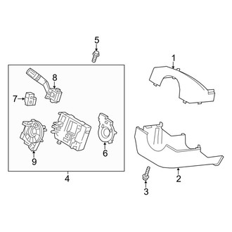 Lincoln OE - Steering Column - Shroud, Switches & Levers