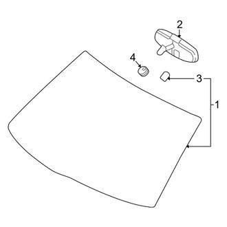 Lincoln OE - Windshield Glass