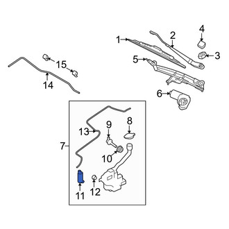 Lincoln OE - Windshield Washer Pump