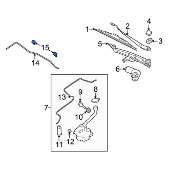 Lincoln OE - Front Windshield Washer Nozzle