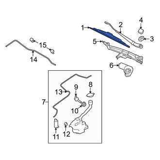 Lincoln OE - Left Wiper Blade