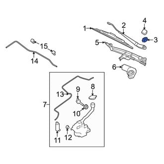 Lincoln OE - Wiper Arm Nut