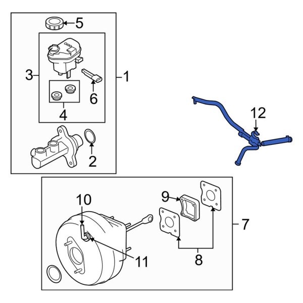 Brake Vacuum Hose