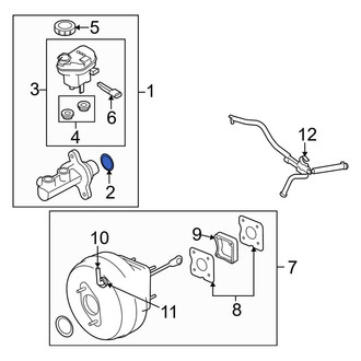 Lincoln OE - Brake Master Cylinder Gasket
