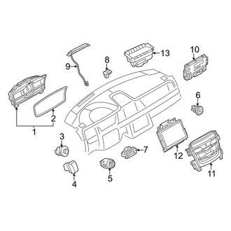 Lincoln OE - Instrument Panel - Cluster & Switches