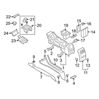 Lincoln OE - Center Console (Center Console & Components)