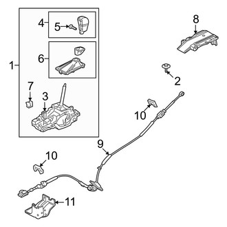 Lincoln OE - Center Console (Shifter & Components)