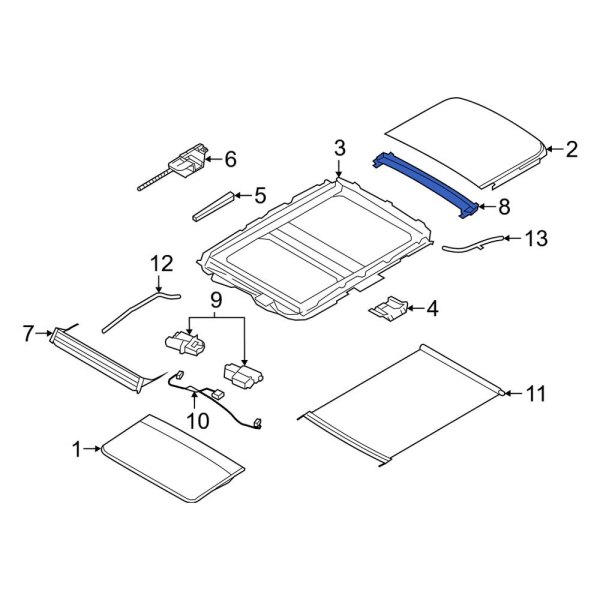 Sunroof Drip Rail