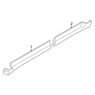 Lincoln OE - Pillars, Rocker & Floor - Exterior Trim (3.7L)