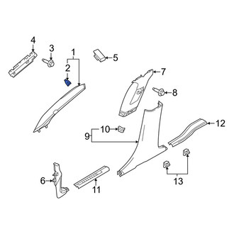 Lincoln OE - Body A-Pillar Trim Panel Clip